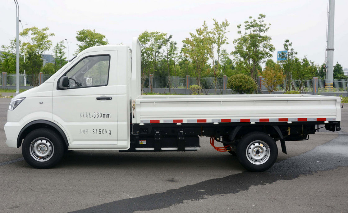 camioneta pickup eléctrica 9.1m3 para la recogida urbana del transporte EV de la logística de distribución