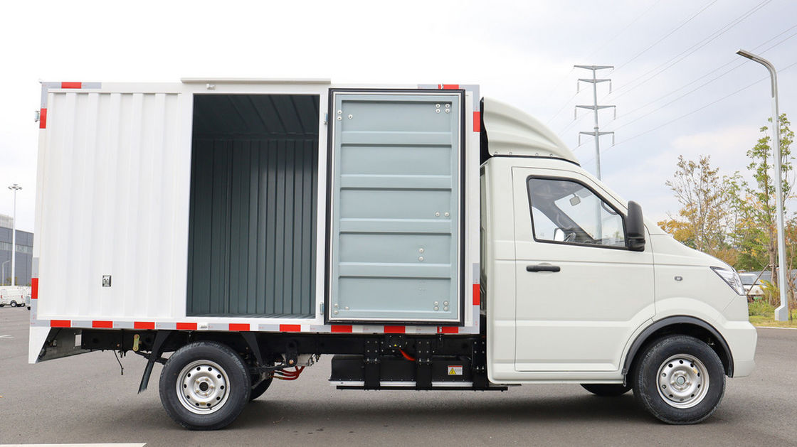 Gama larga eléctrica grande del camión el 190km de la luz del contenedor para mercancías de la camioneta pickup de alta velocidad de EV