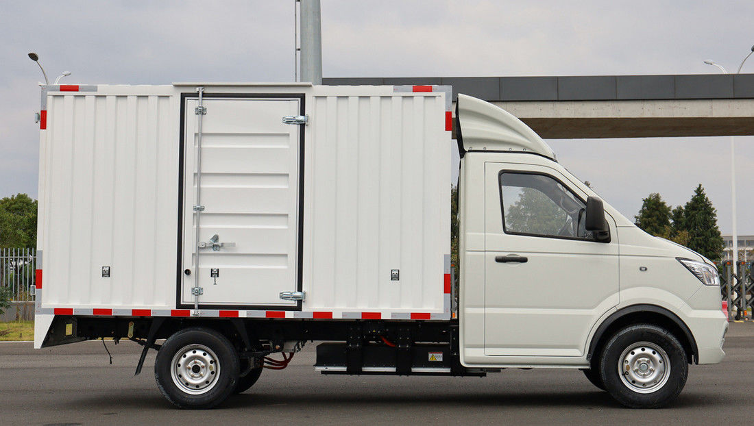 Gama larga eléctrica grande del camión el 190km de la luz del contenedor para mercancías de la camioneta pickup de alta velocidad de EV