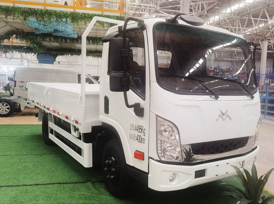 4.5T sola fila Electric puro Cargo Van EV Fence Transport Vehicle 80.64kWh de 4,15 metros