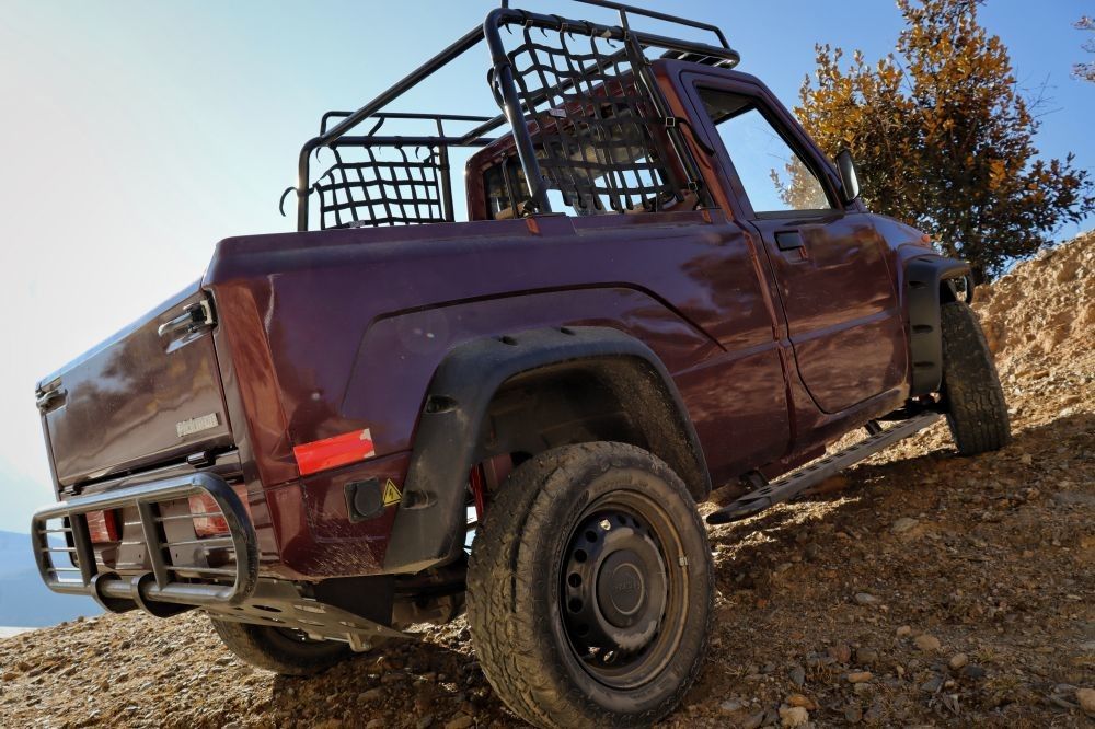 camioneta eléctrica del camión de la camioneta pickup de la batería de litio EV de los 80km/H 240ah mini con la superficie plana