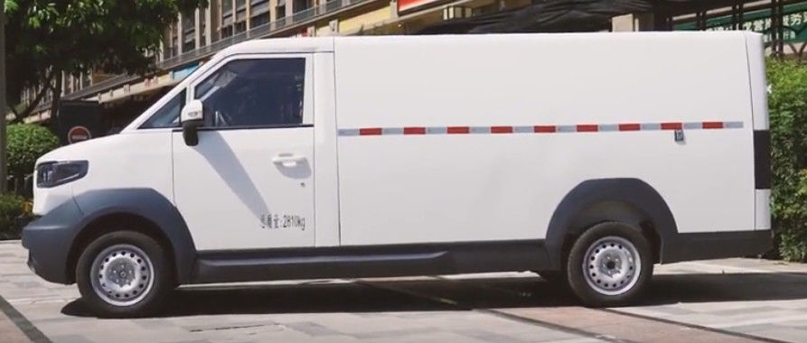camión eléctrico del transporte del mercado de la logística de Van 90km/H Pure del cargo 7.2m3