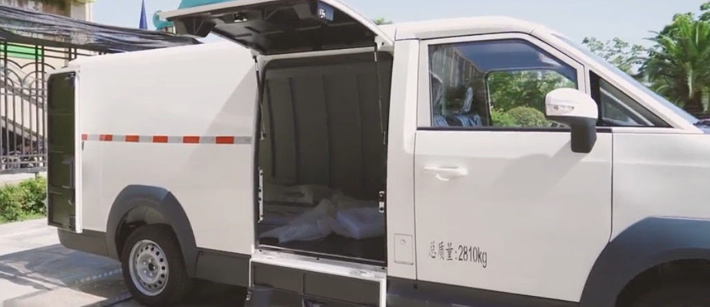 camión eléctrico del transporte del mercado de la logística de Van 90km/H Pure del cargo 7.2m3