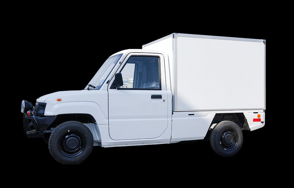 La granja cerrada de la caja del cargo de la camioneta pickup de la entrega EV del cargo utiliza la logística eléctrica coge