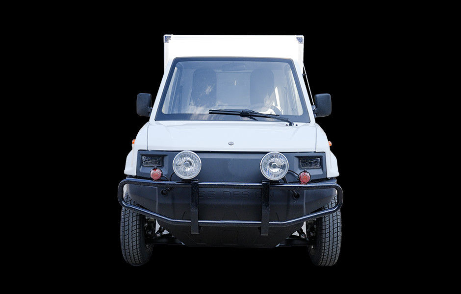 La granja cerrada de la caja del cargo de la camioneta pickup de la entrega EV del cargo utiliza la logística eléctrica coge