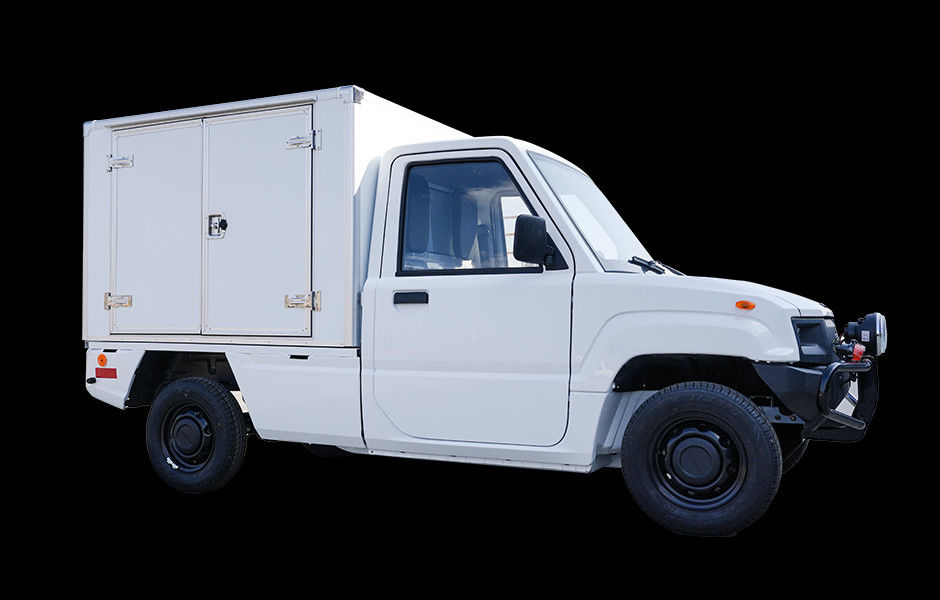 La granja cerrada de la caja del cargo de la camioneta pickup de la entrega EV del cargo utiliza la logística eléctrica coge
