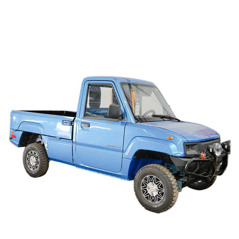Camión puro eléctrico de la gama de la batería de Mini Pickup Trucks Adult EV del coche de las camionetas pickup de poca velocidad de EV