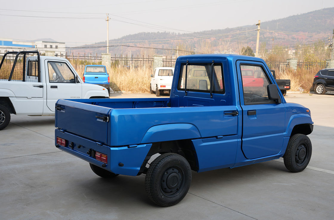 Camión puro eléctrico de la gama de la batería de Mini Pickup Trucks Adult EV del coche de las camionetas pickup de poca velocidad de EV