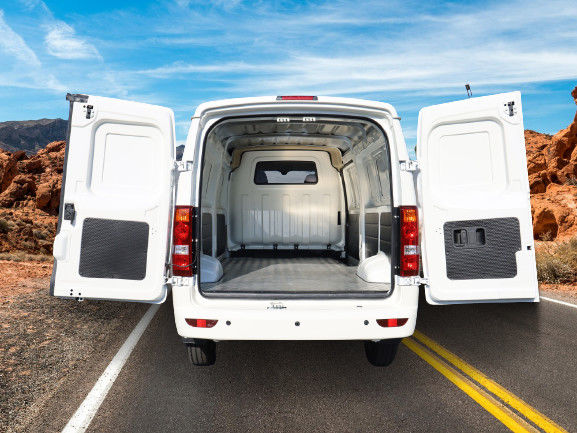 Camioneta de carga eléctrica eficiente con llave mecánica 2550×1485×1320 Tamaño del contenedor