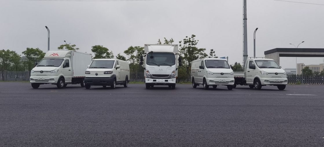 Camioneta de carga eléctrica eficiente con llave mecánica 2550×1485×1320 Tamaño del contenedor