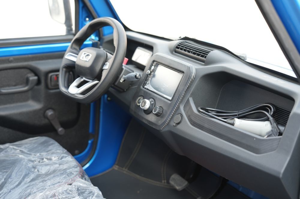 (opción RHD) Característica de seguridad de las camionetas eléctricas de recogida para un diámetro de giro mínimo ≤ 9 m