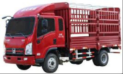 Venta en caliente Eficiente CASC Diesel 4.5T Camión de cercas ligeras 4*2 con tracción trasera Camión de entrega